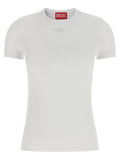 Diesel Weißes Baumwoll-T-Shirt