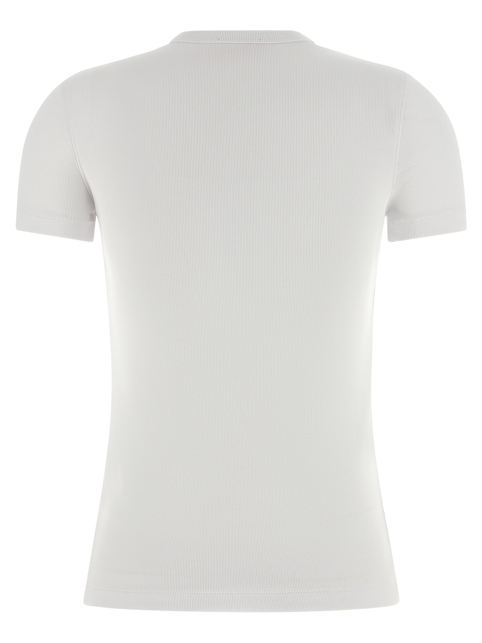 Diesel Weißes Baumwoll-T-Shirt