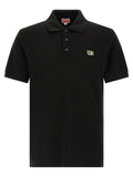 Kenzo Schwarzes Baumwoll-Poloshirt
