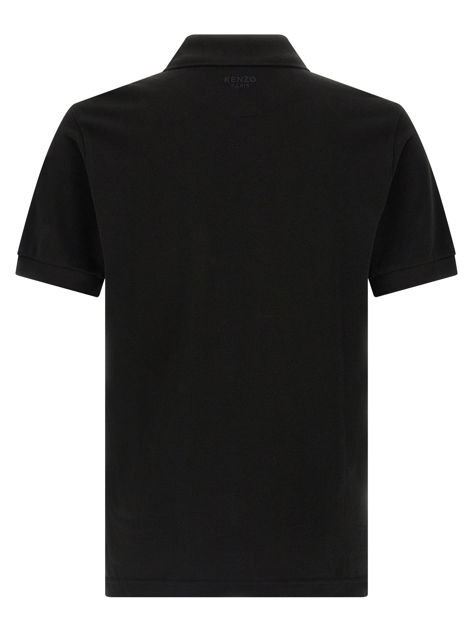 Kenzo Schwarzes Baumwoll-Poloshirt