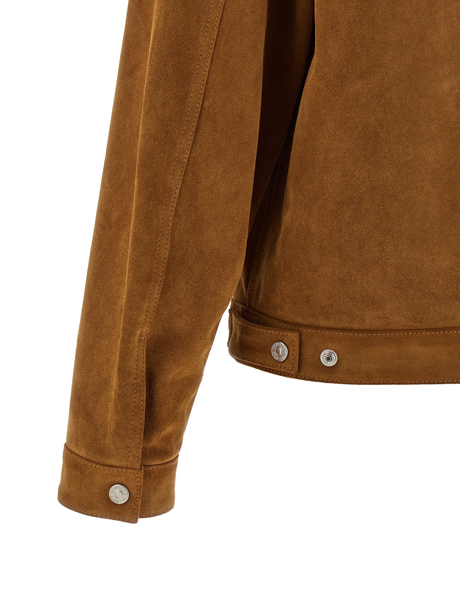 Dsquared² Beige Polyvinyl Lederjacke