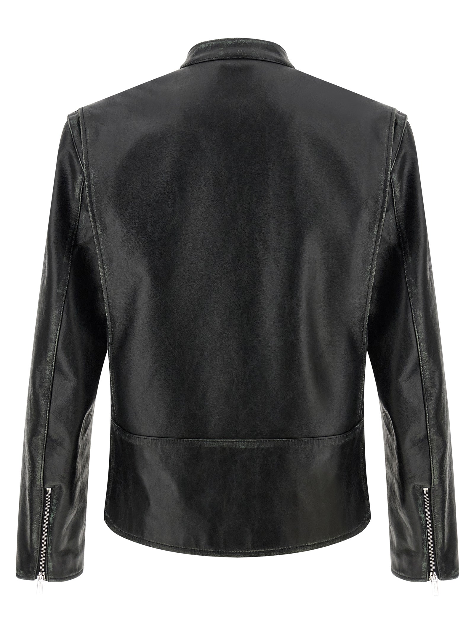 Dsquared² Schwarze Lederjacke aus Leder