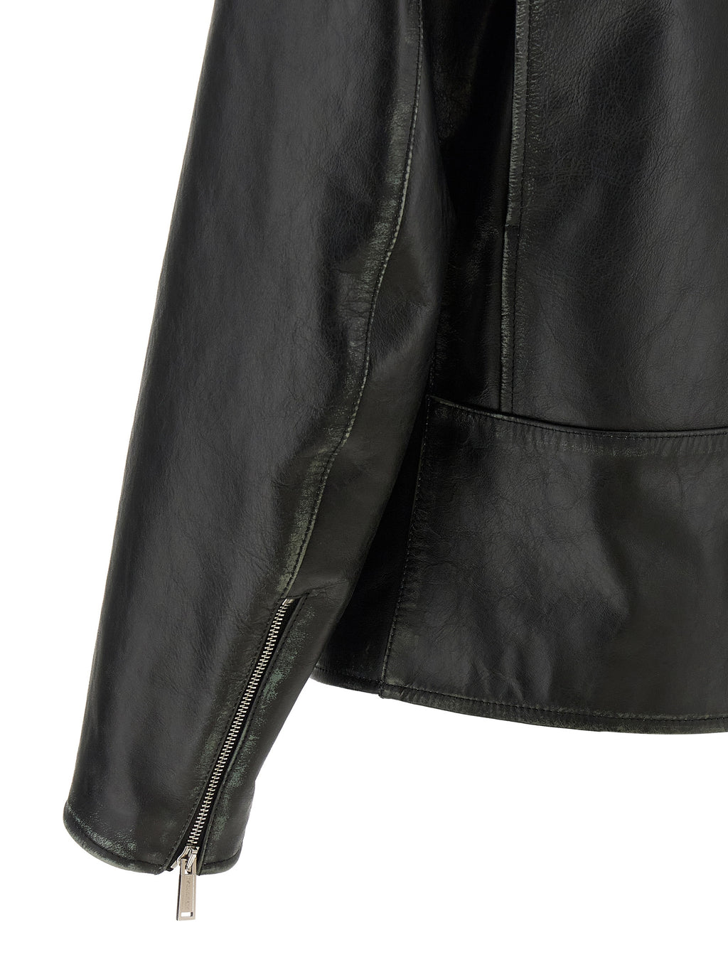 Dsquared² Schwarze Lederjacke aus Leder