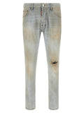 Dsquared² Blaue Baumwolljeans Denim