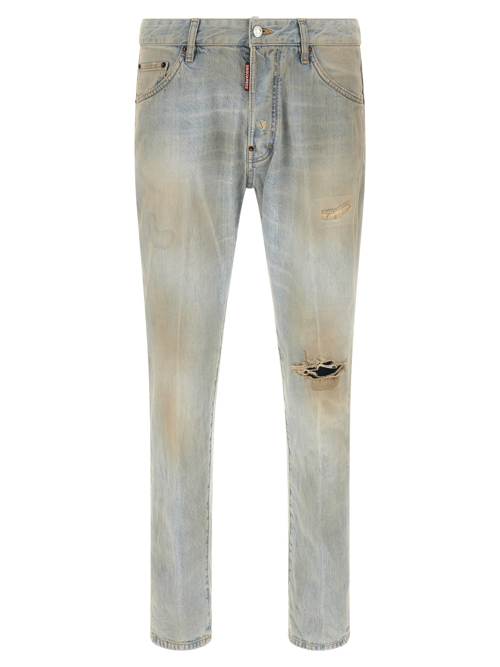 Dsquared² Blaue Baumwolljeans Denim