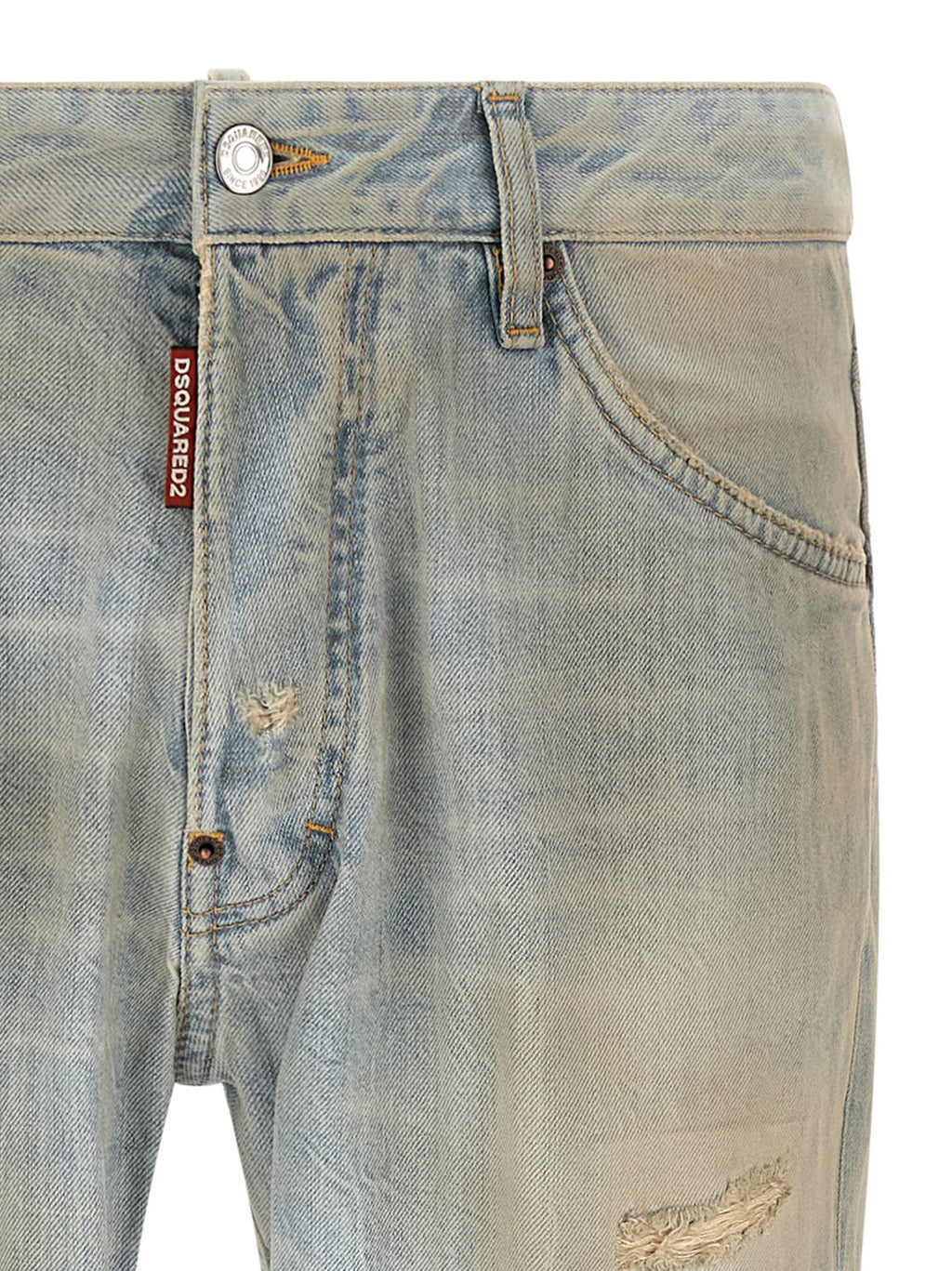 Dsquared² Blaue Baumwolljeans Denim