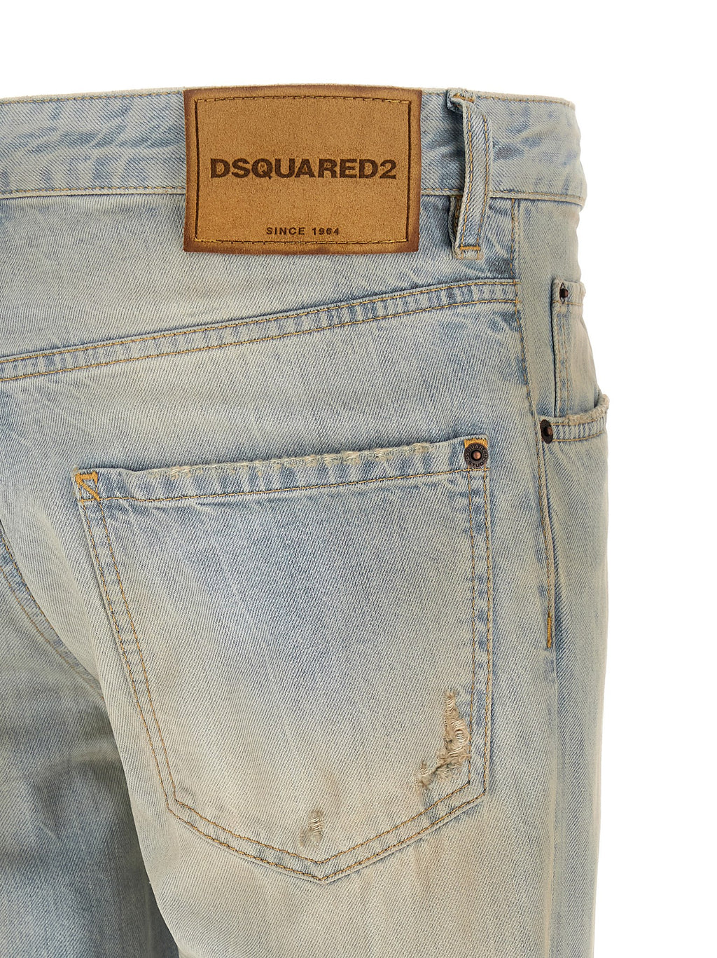 Dsquared² Blaue Baumwolljeans Denim