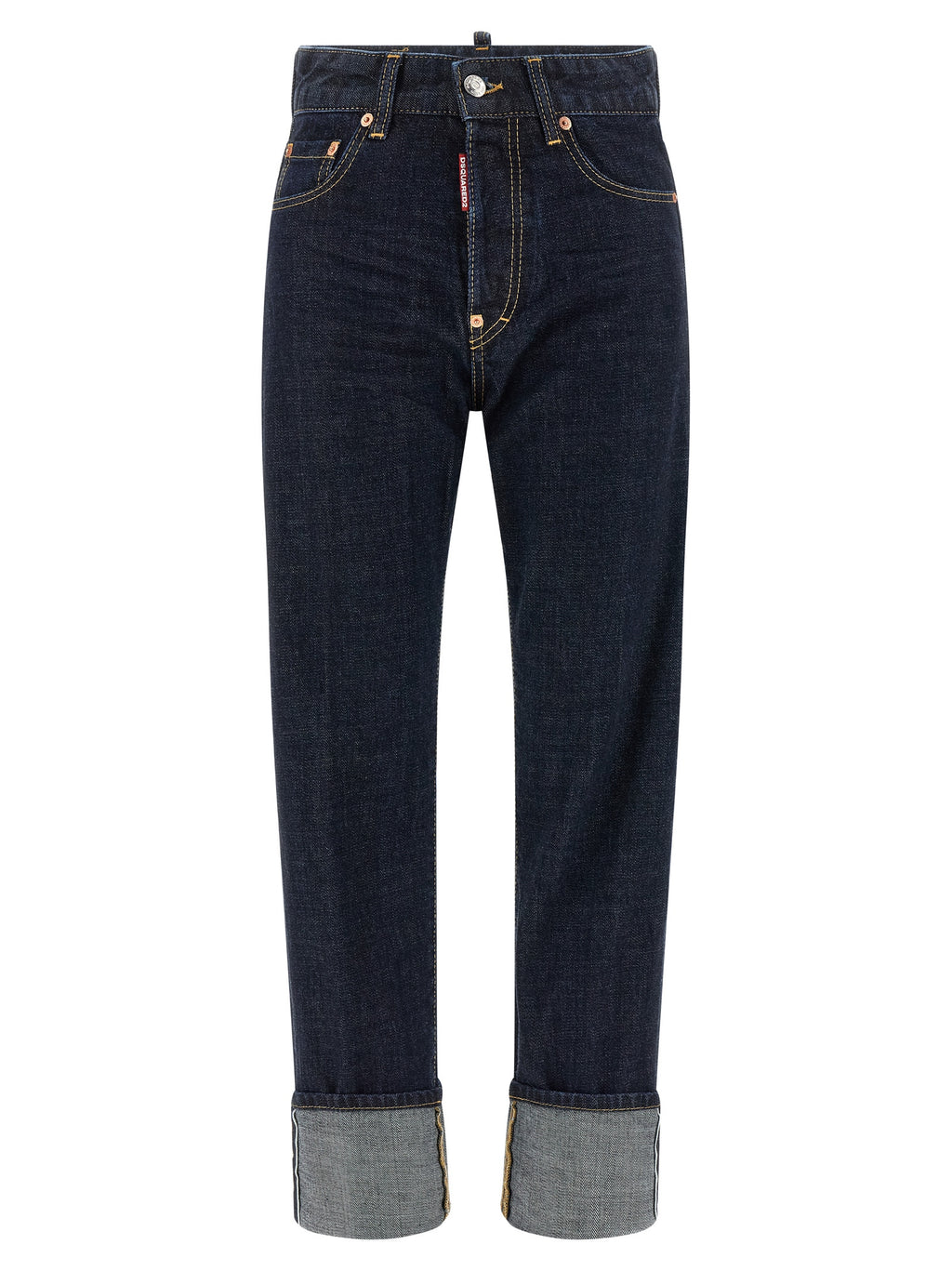 Dsquared² Blaue Jeans aus Baumwolle im geraden Schnitt