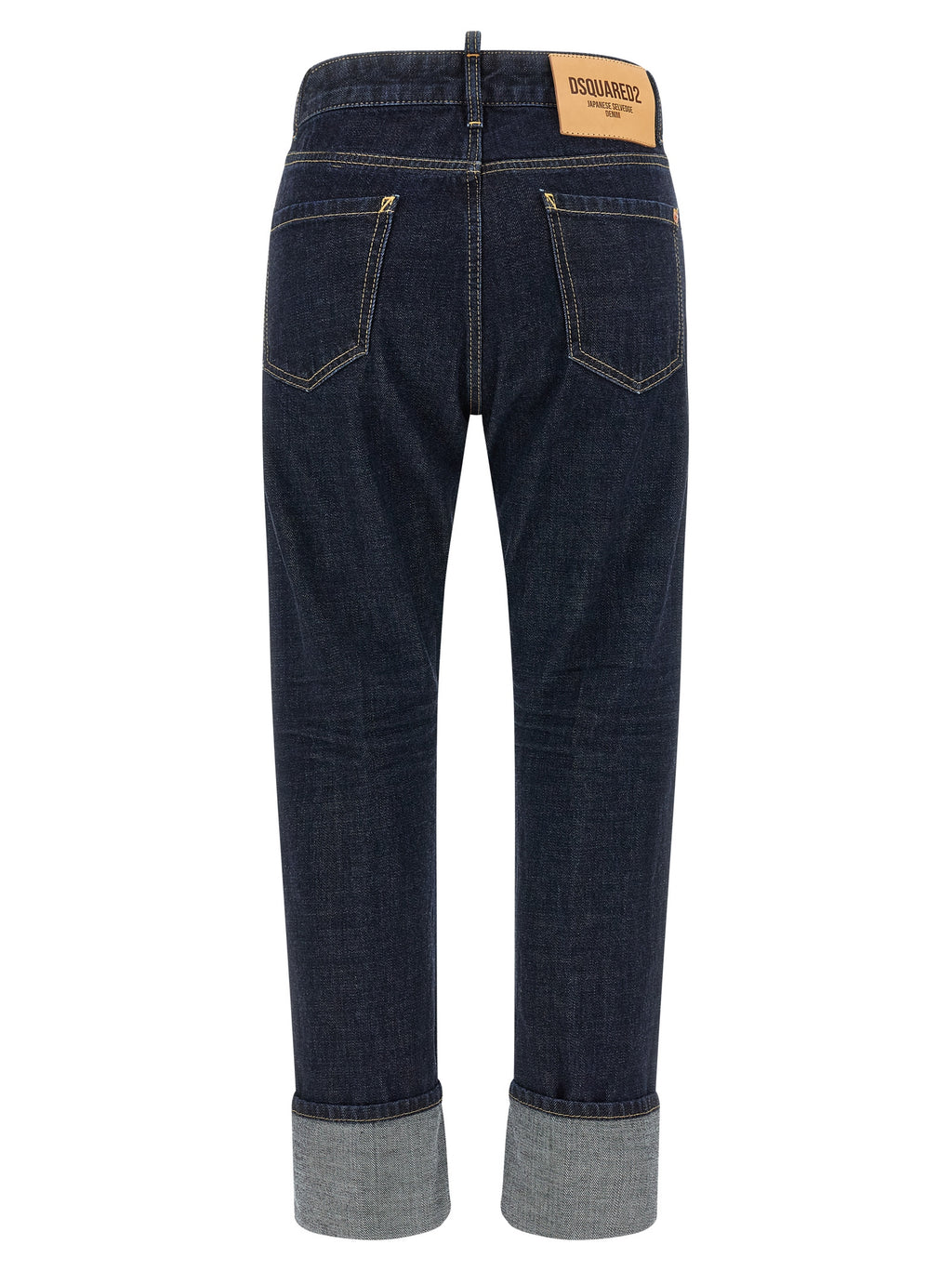 Dsquared² Blaue Jeans aus Baumwolle im geraden Schnitt