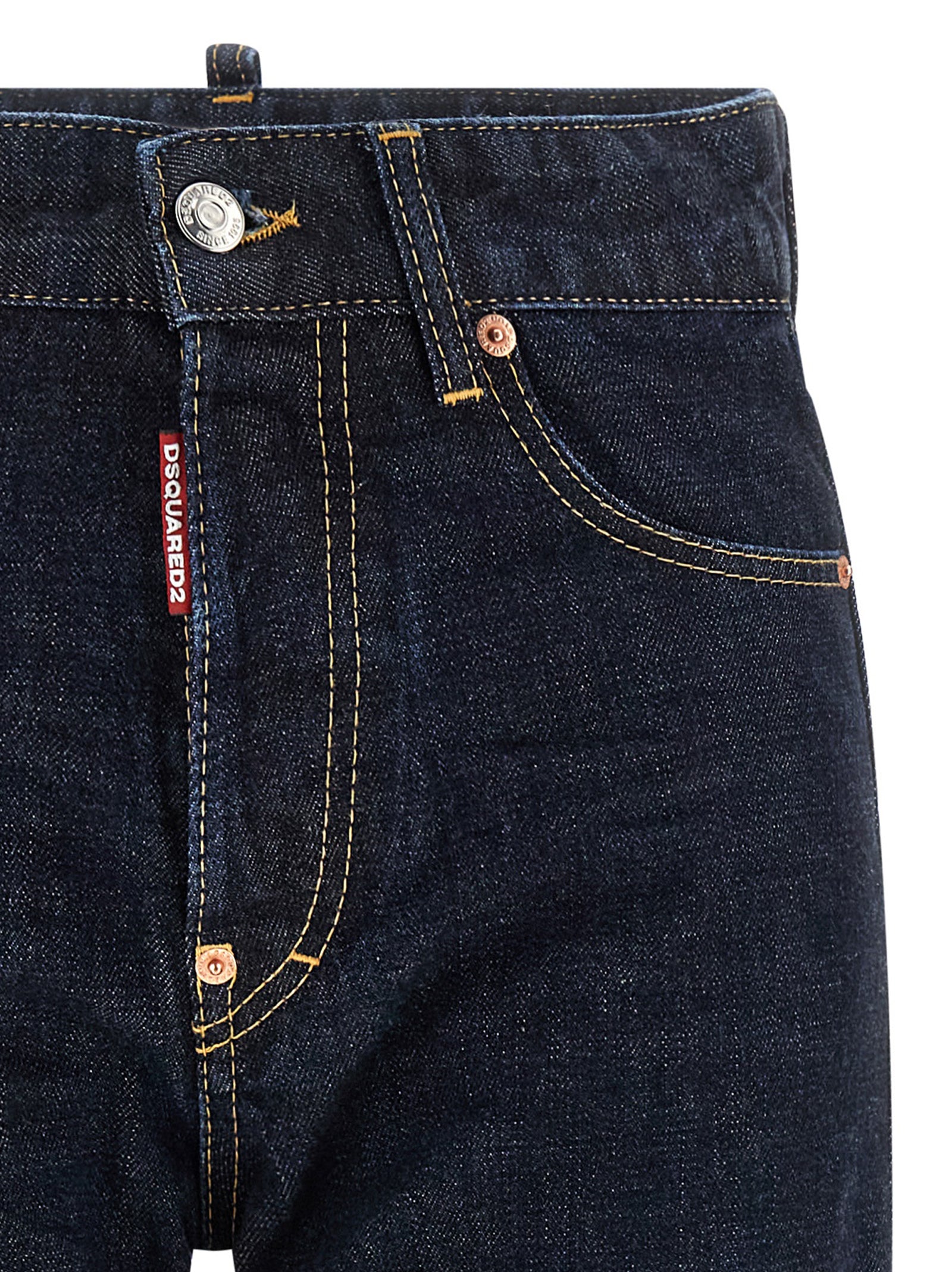 Dsquared² Blaue Jeans aus Baumwolle im geraden Schnitt