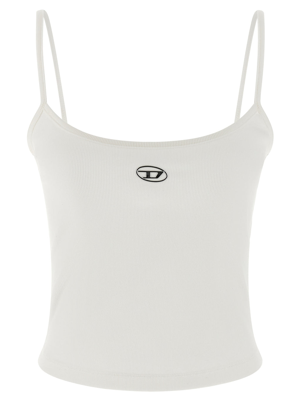 Diesel Weiße Baumwoll-Tanktops