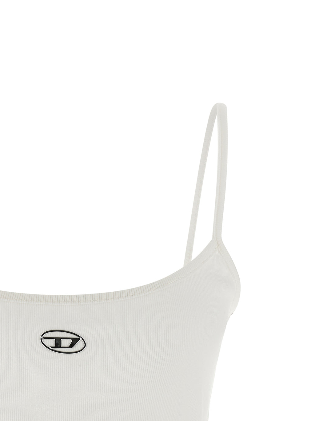 Diesel Weiße Baumwoll-Tanktops