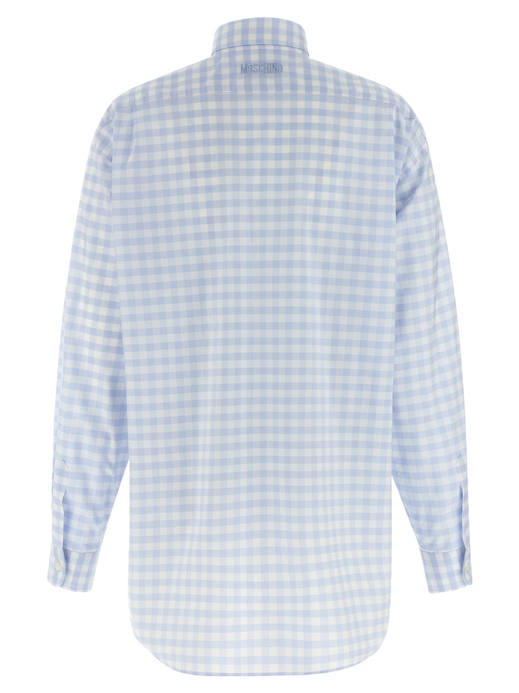 Moschino Blaue Baumwollbluse