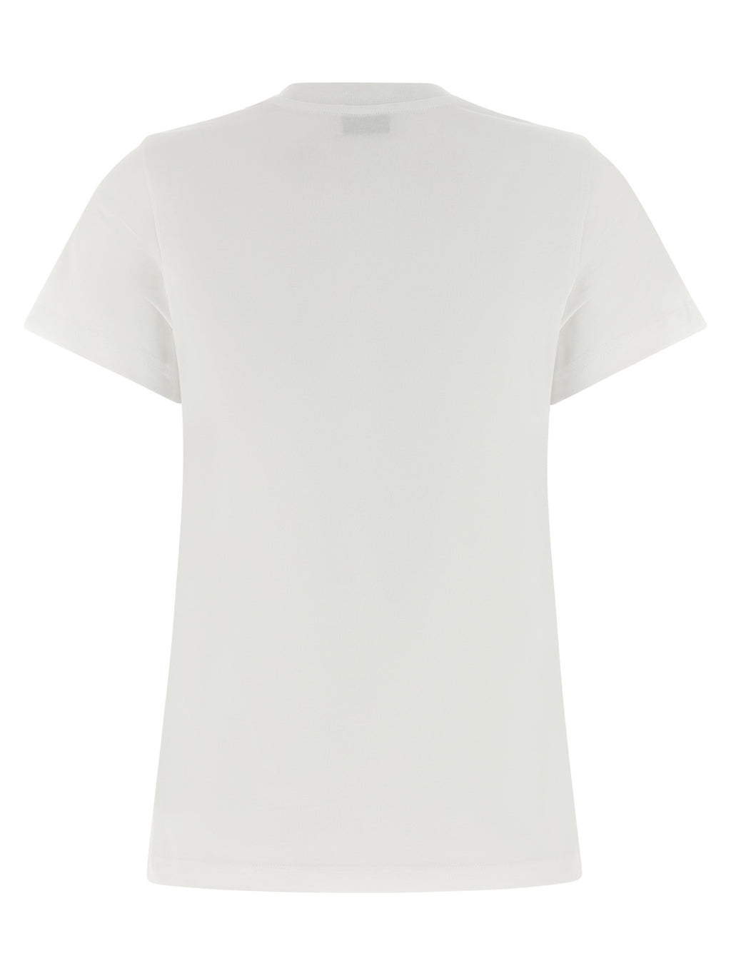 Moschino Weißes Baumwoll-T-Shirt
