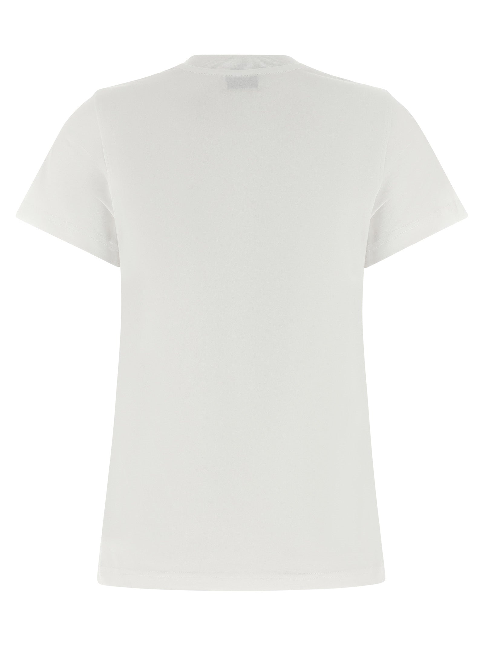 Moschino Weißes Baumwoll-T-Shirt