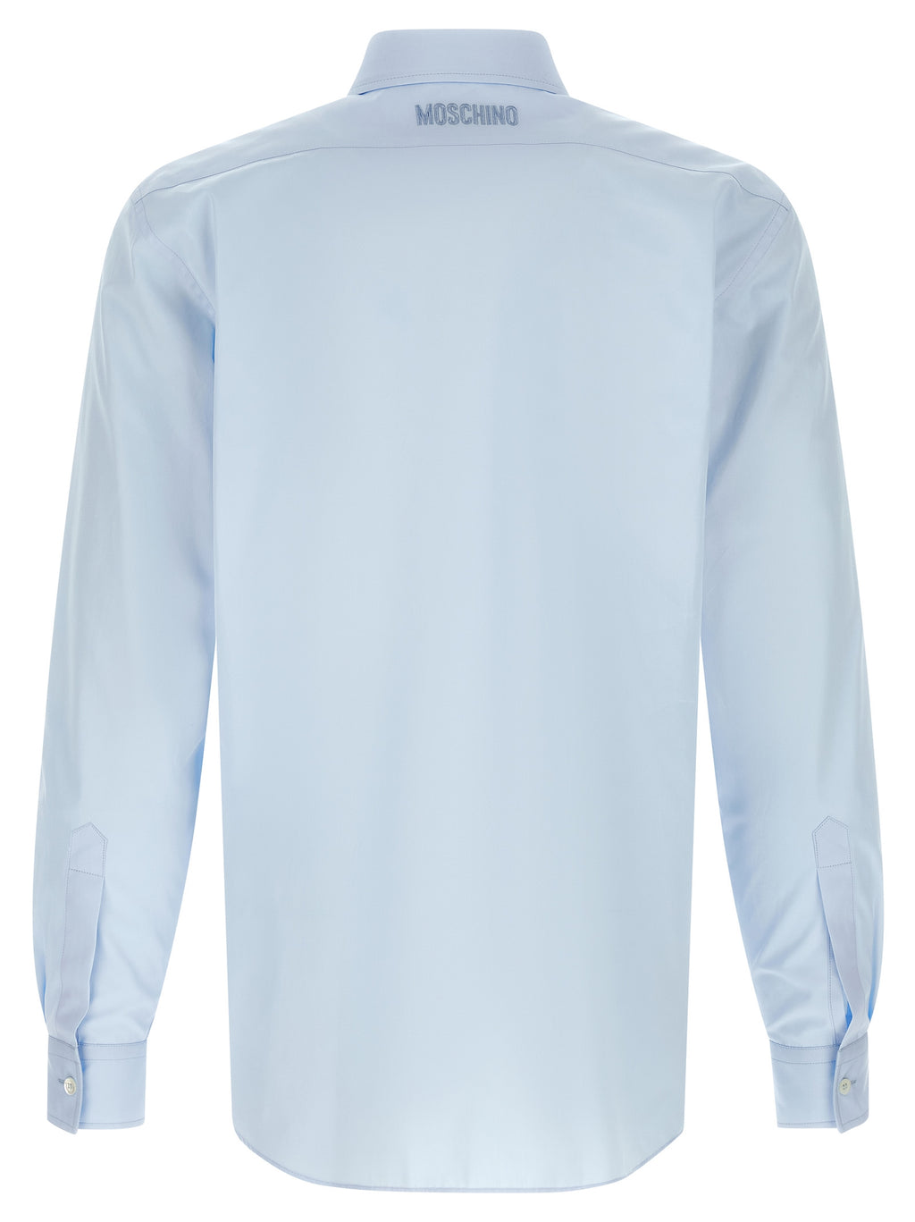 Moschino Blaue Baumwollbluse
