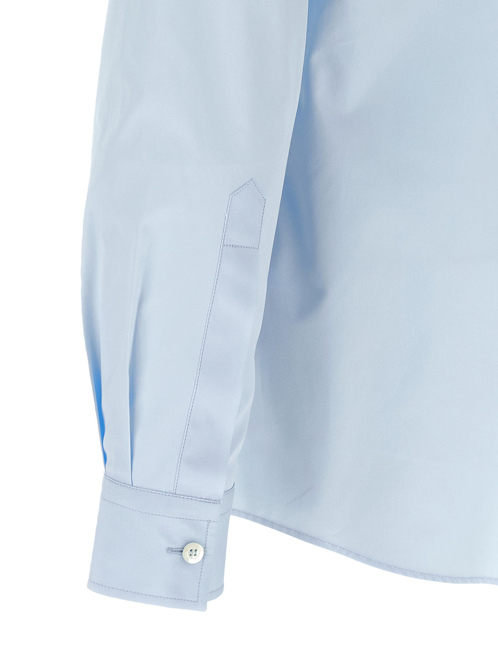 Moschino Blaue Baumwollbluse