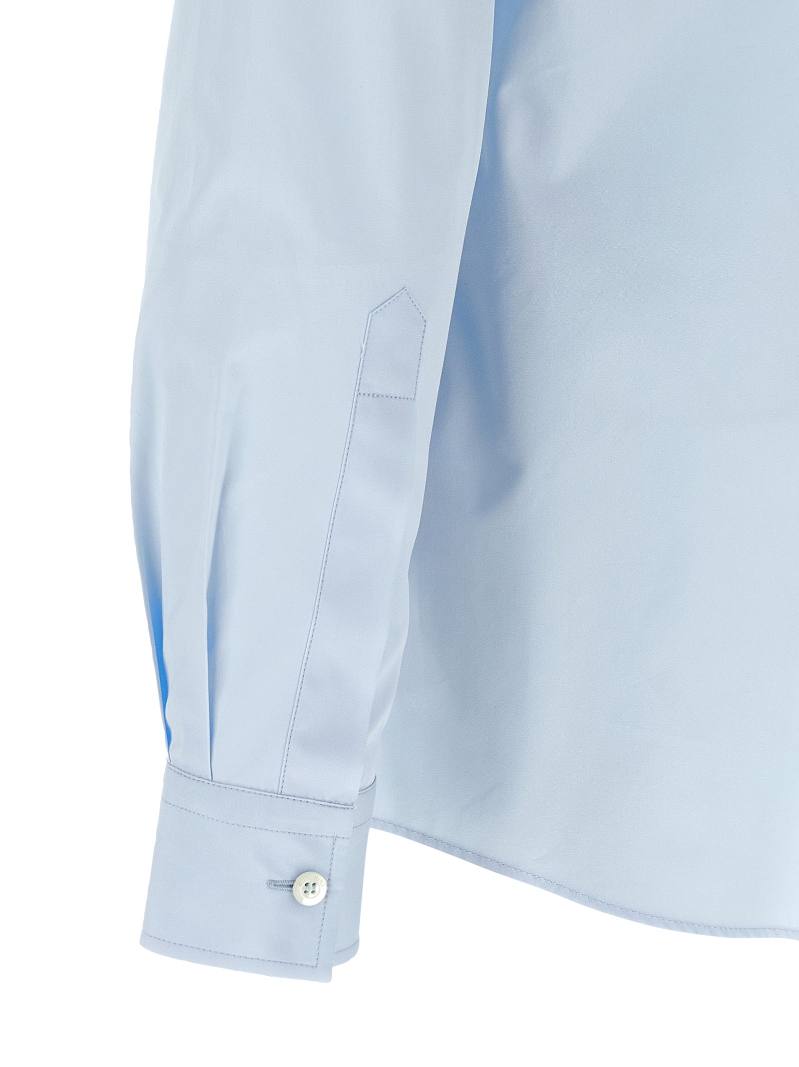 Moschino Blaue Baumwollbluse