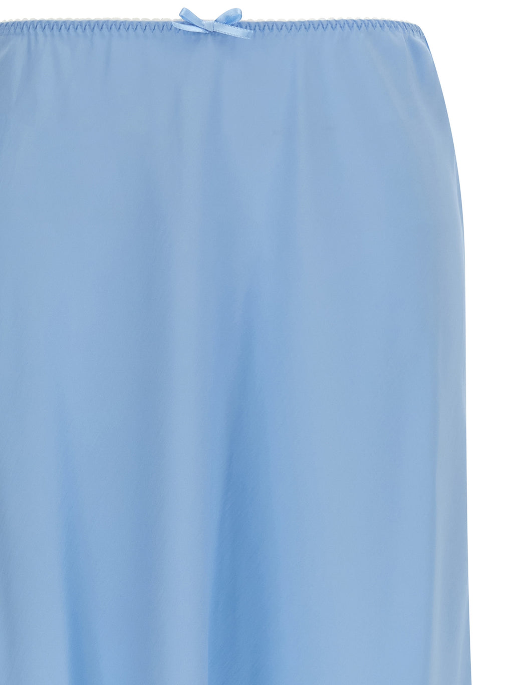 Moschino Blaue Midi-Rock aus Acetat