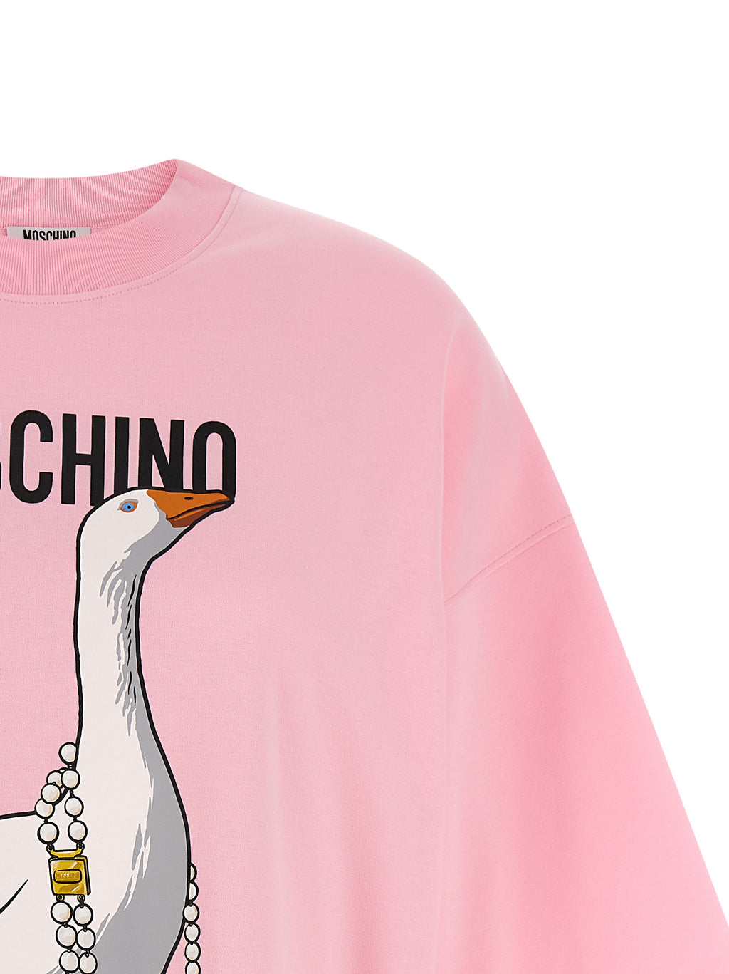 Moschino Kurzes Kleid aus mehrfarbiger Baumwolle