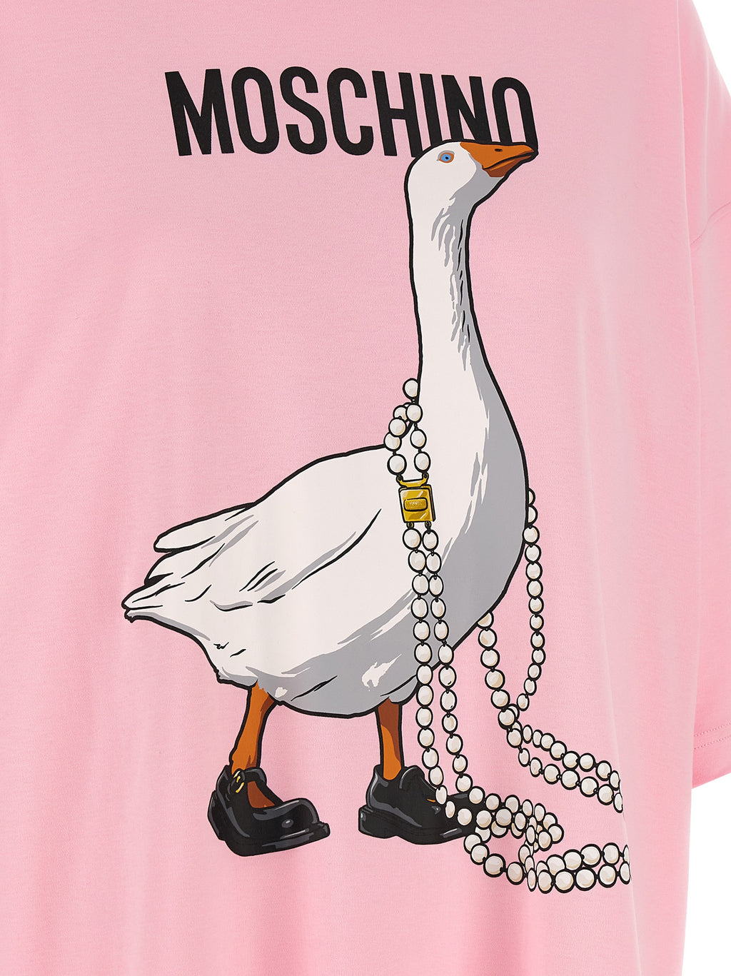 Moschino Kurzes Kleid aus mehrfarbiger Baumwolle