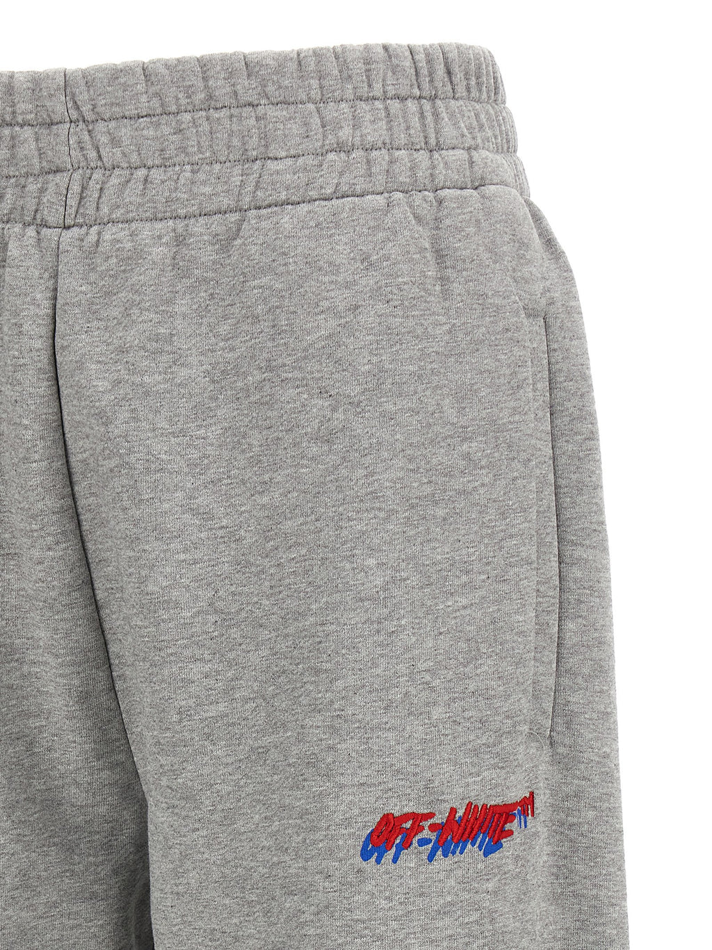 Off-White Graue Baumwoll-Jogginghose (Sporthose)
