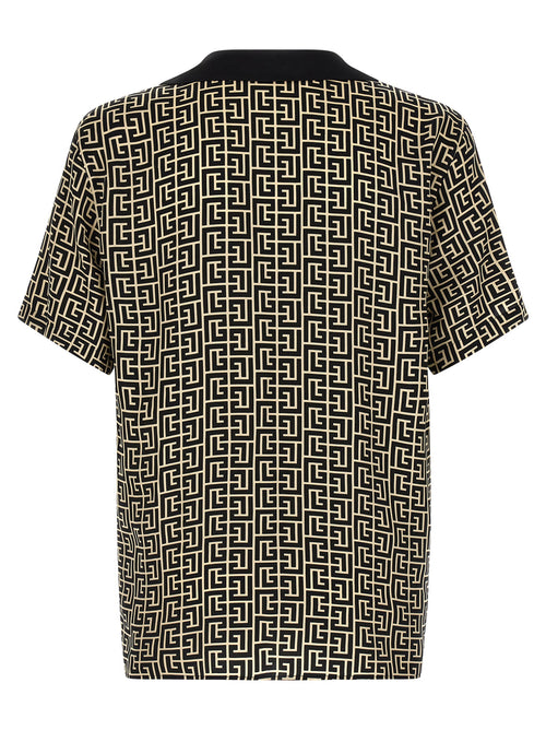 Balmain Zweifarbige Viskosebluse