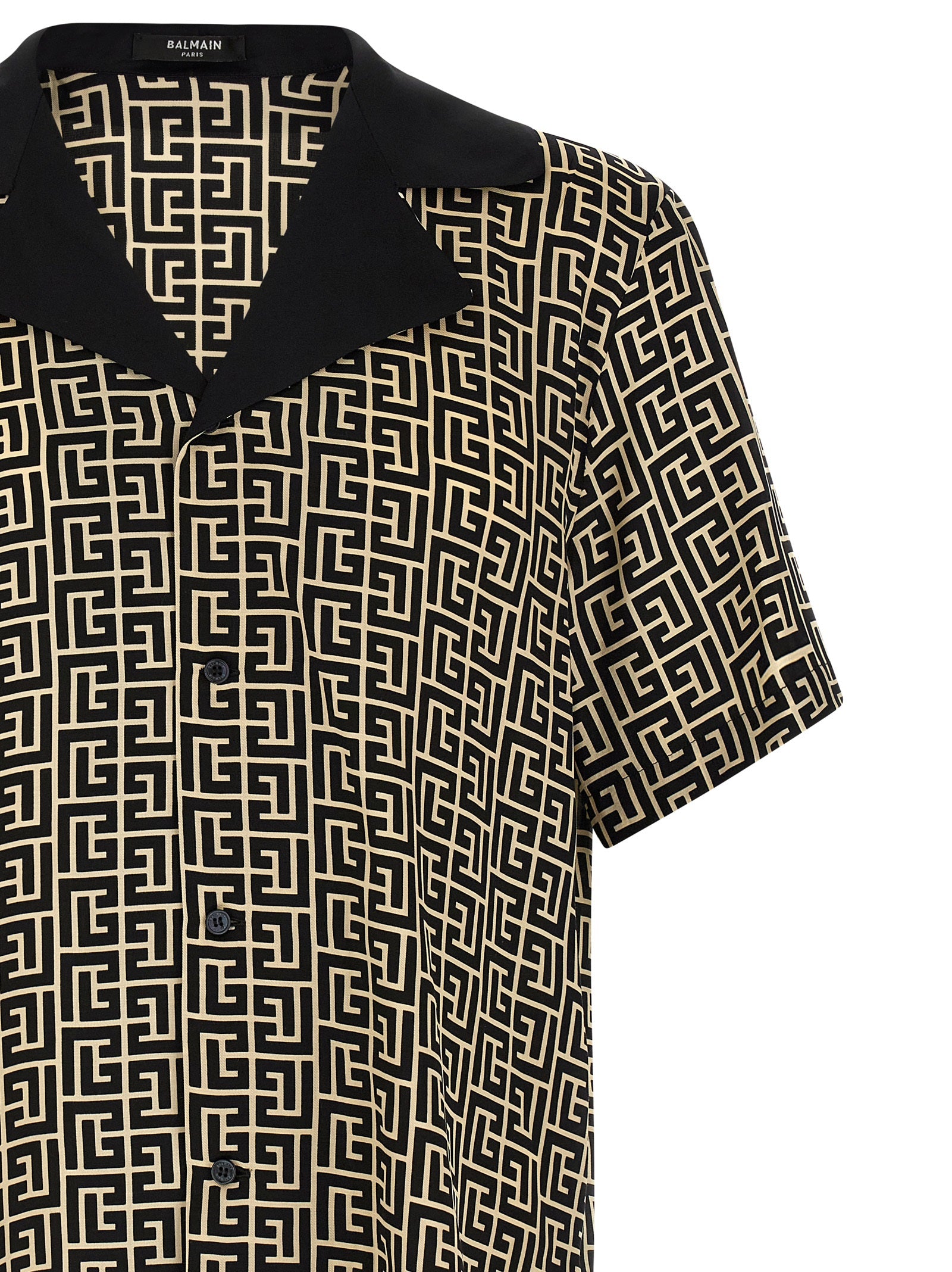 Balmain Zweifarbige Viskosebluse