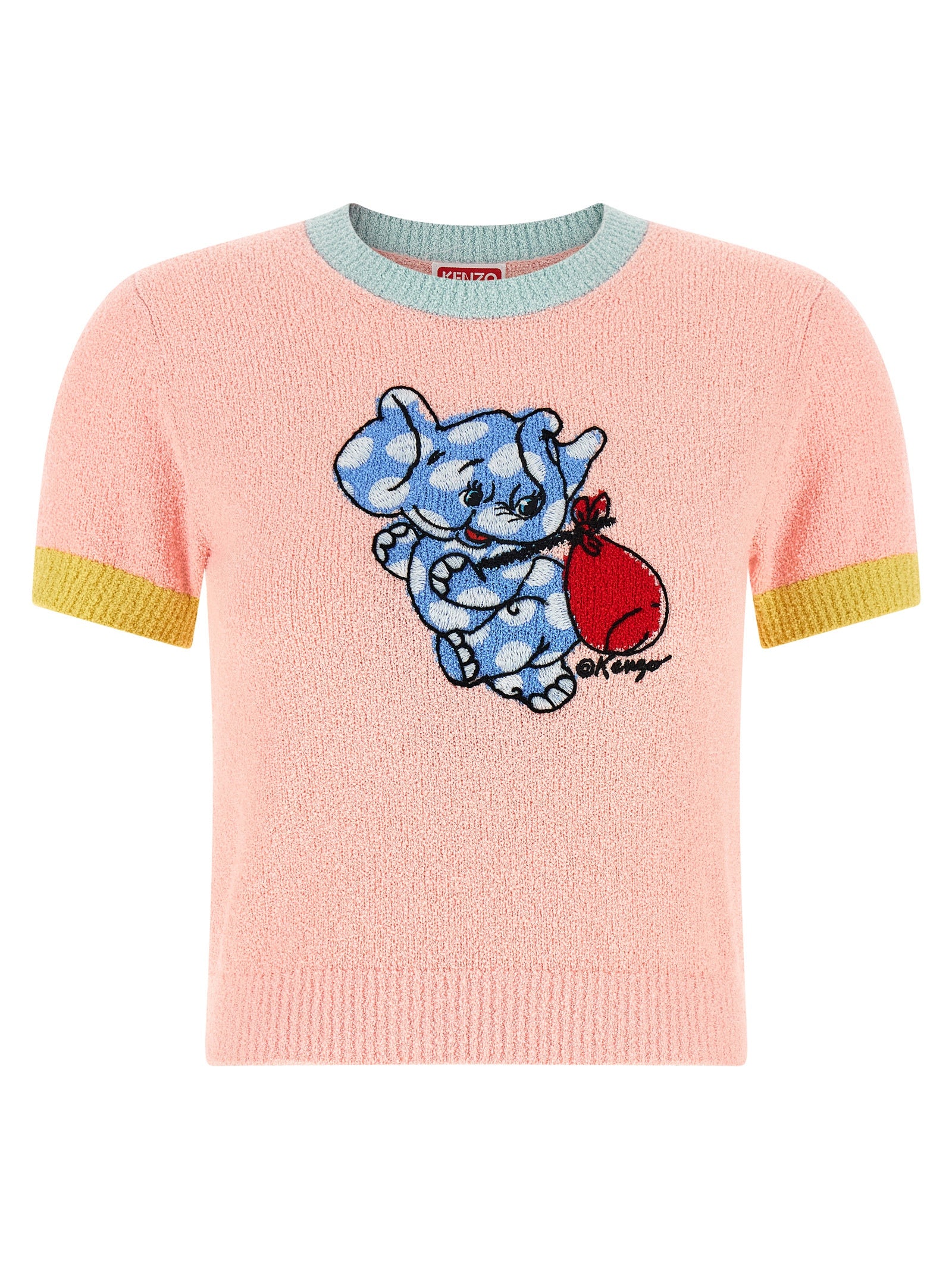 Kenzo Mehrfarbiges Baumwoll-T-Shirt