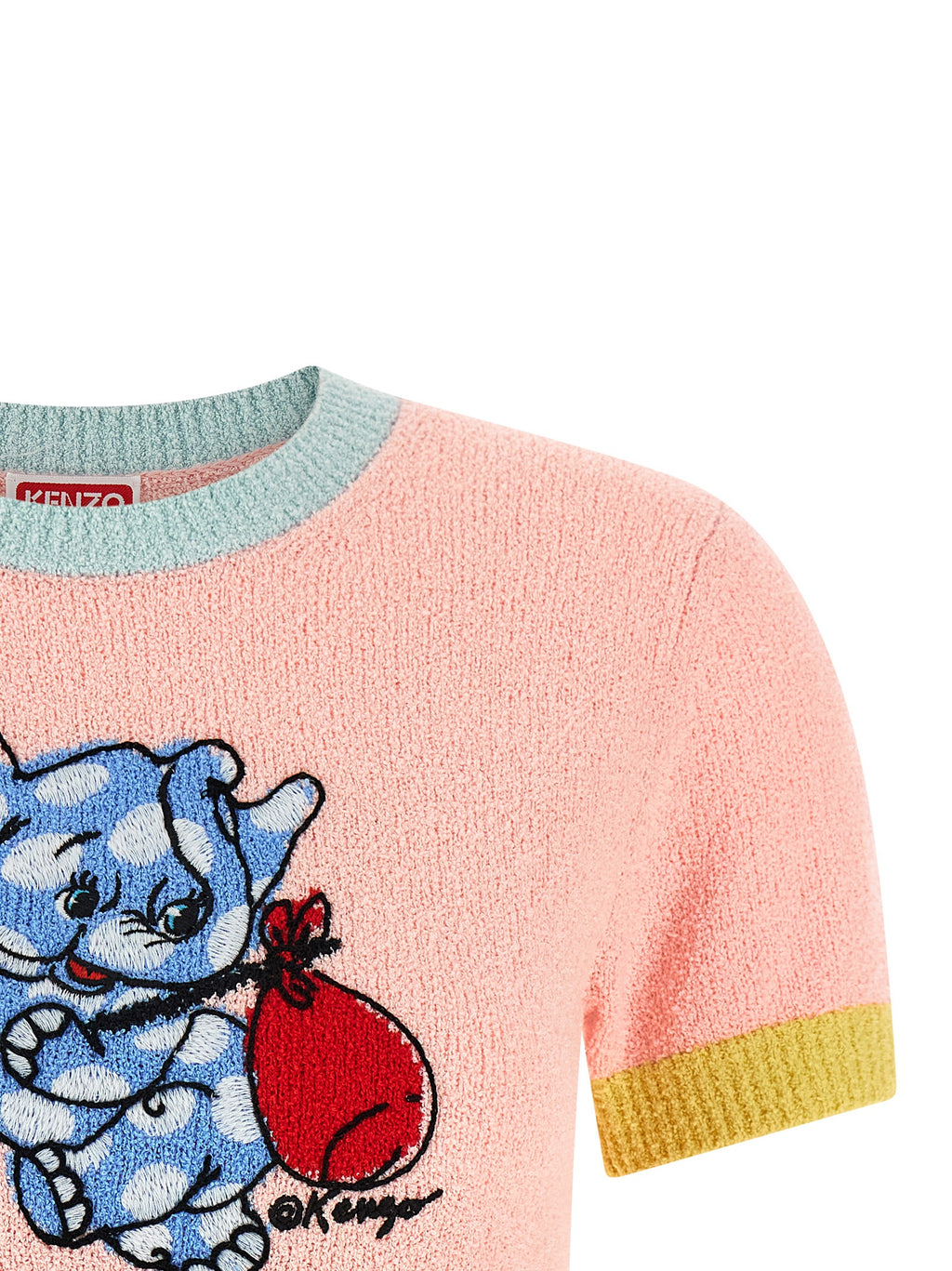 Kenzo Mehrfarbiges Baumwoll-T-Shirt