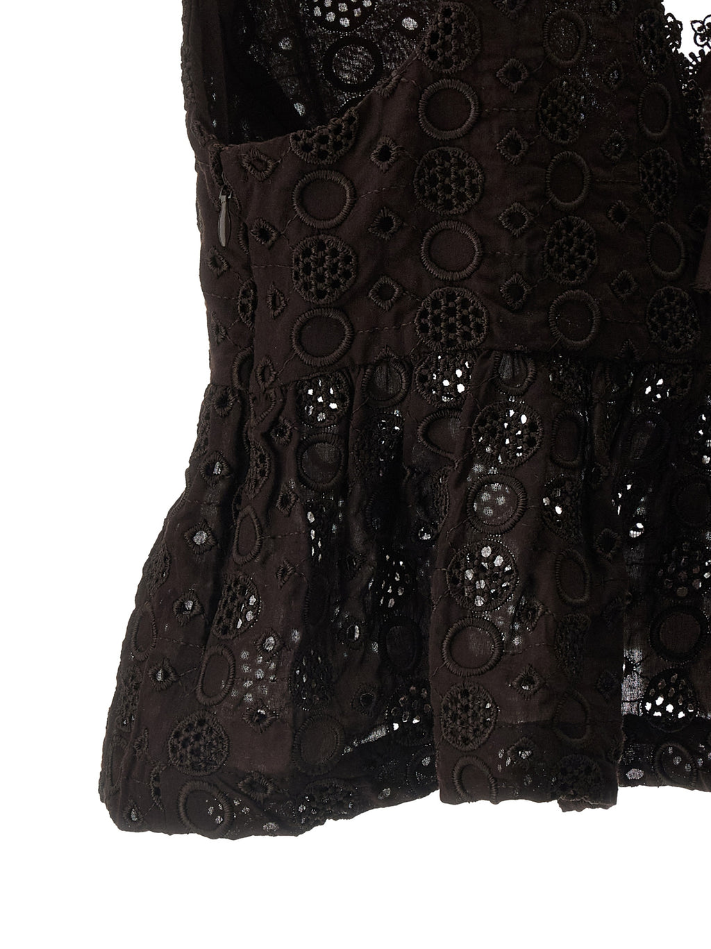 PINKO Braune Baumwollbluse