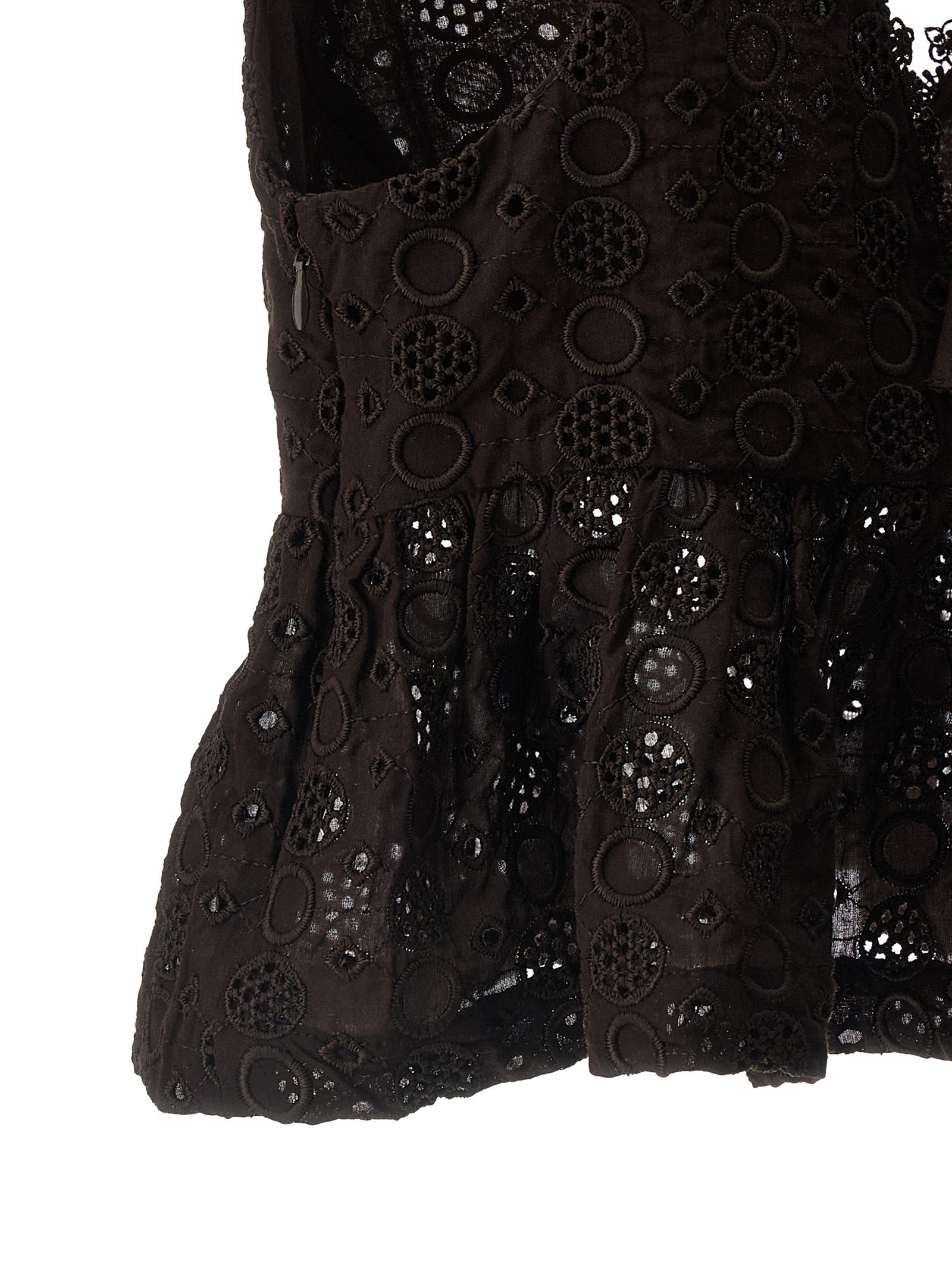 PINKO Braune Baumwollbluse