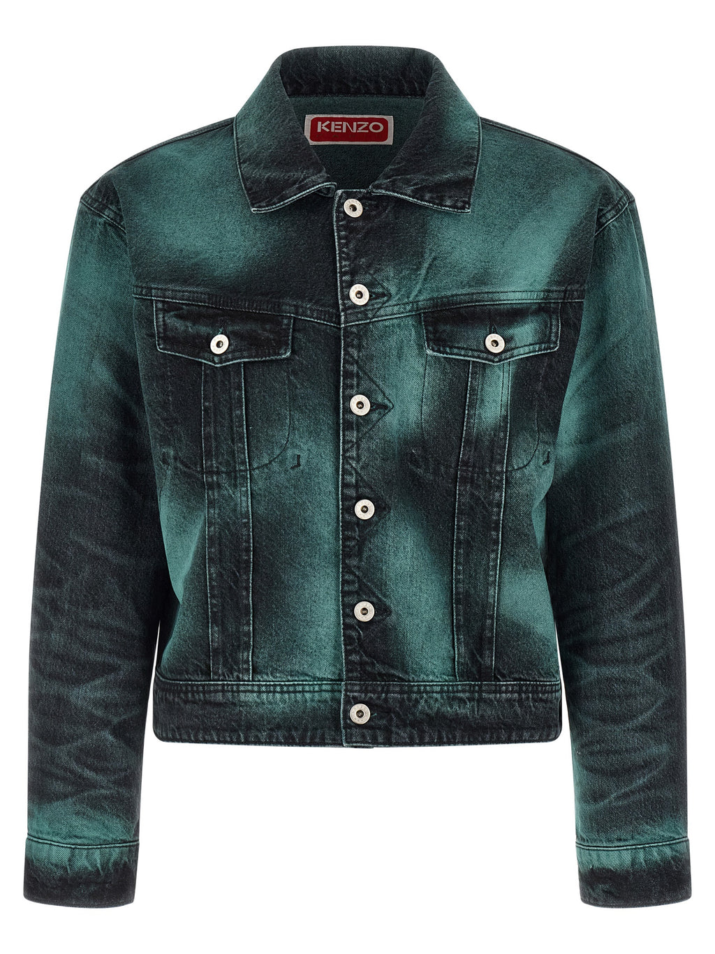 Kenzo Graue Jeansjacke aus Baumwolle