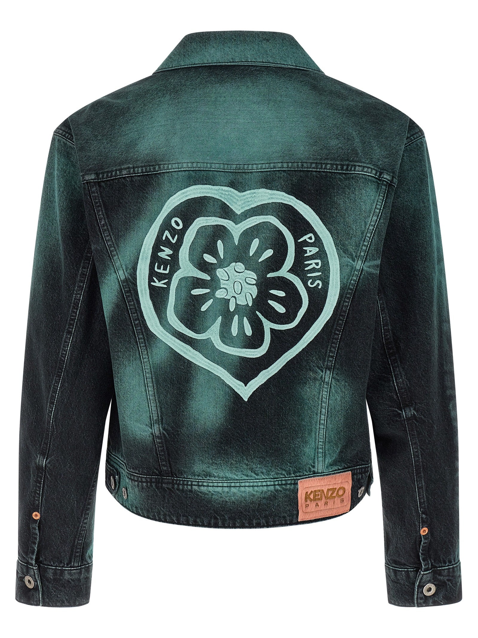 Kenzo Graue Jeansjacke aus Baumwolle