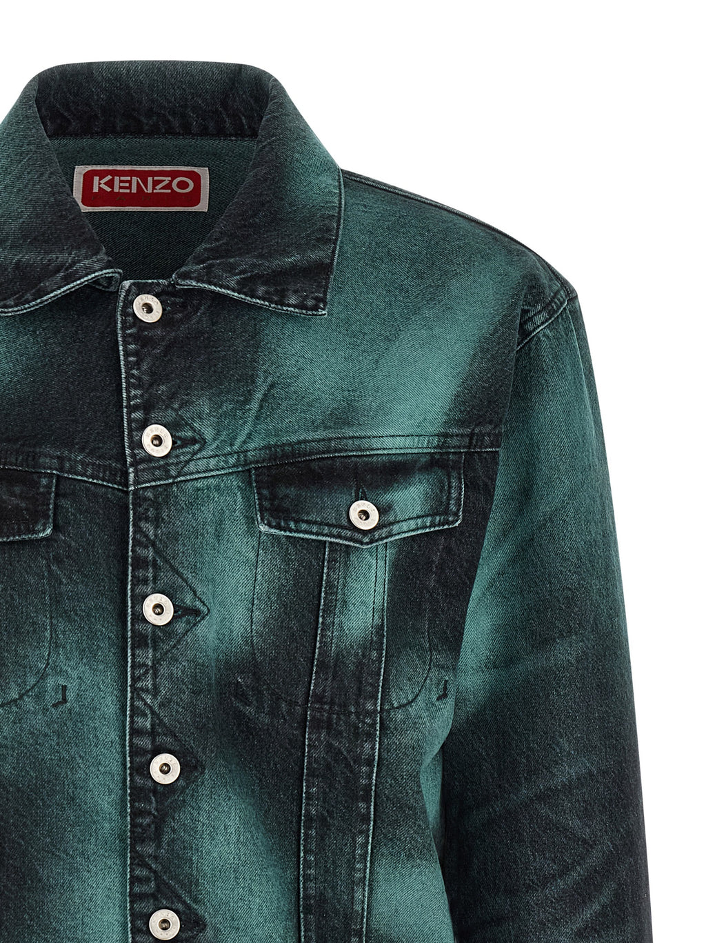 Kenzo Graue Jeansjacke aus Baumwolle