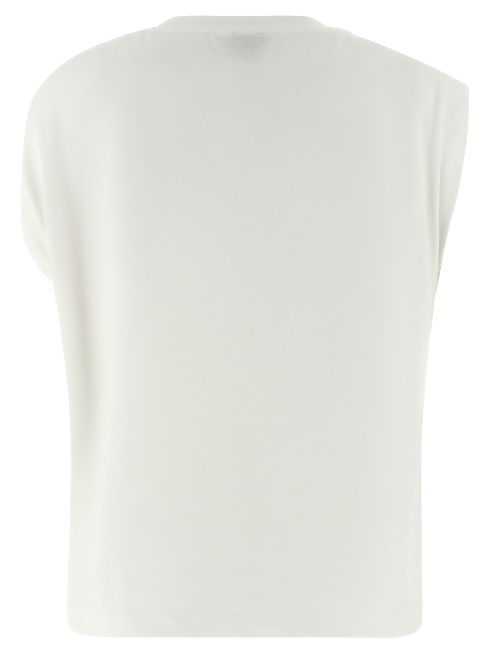 PINKO Weißes Baumwoll-T-Shirt
