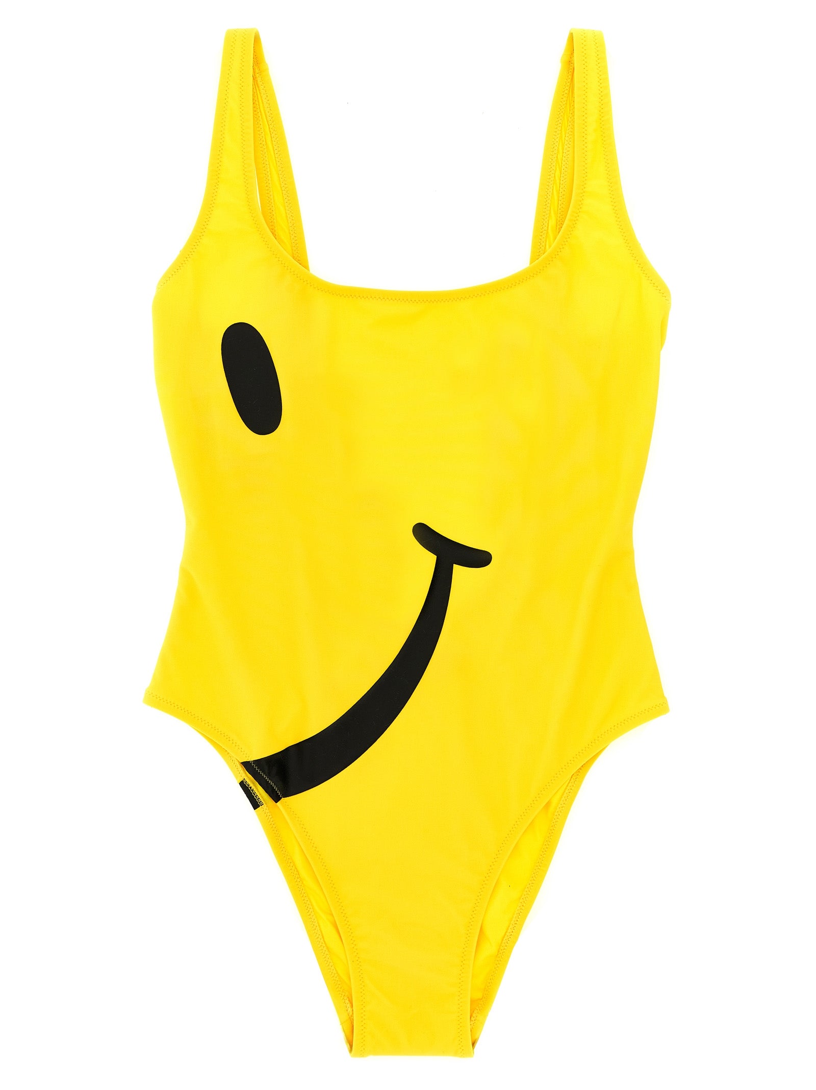 Moschino Einteiliger Badeanzug aus Bicolor-Polyamid