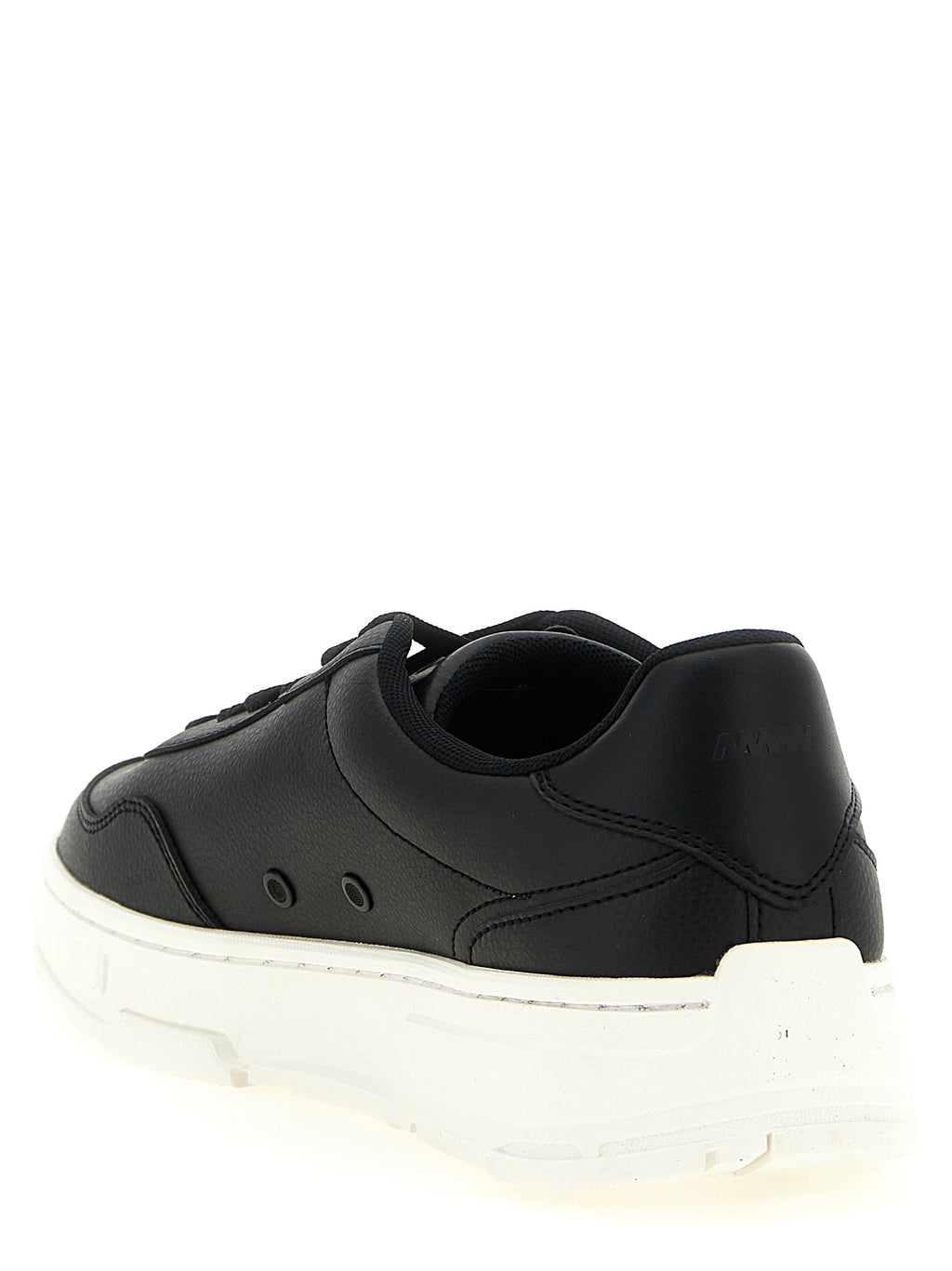 Hugo Boss Schwarze Low-Top-Sneaker aus Polyester