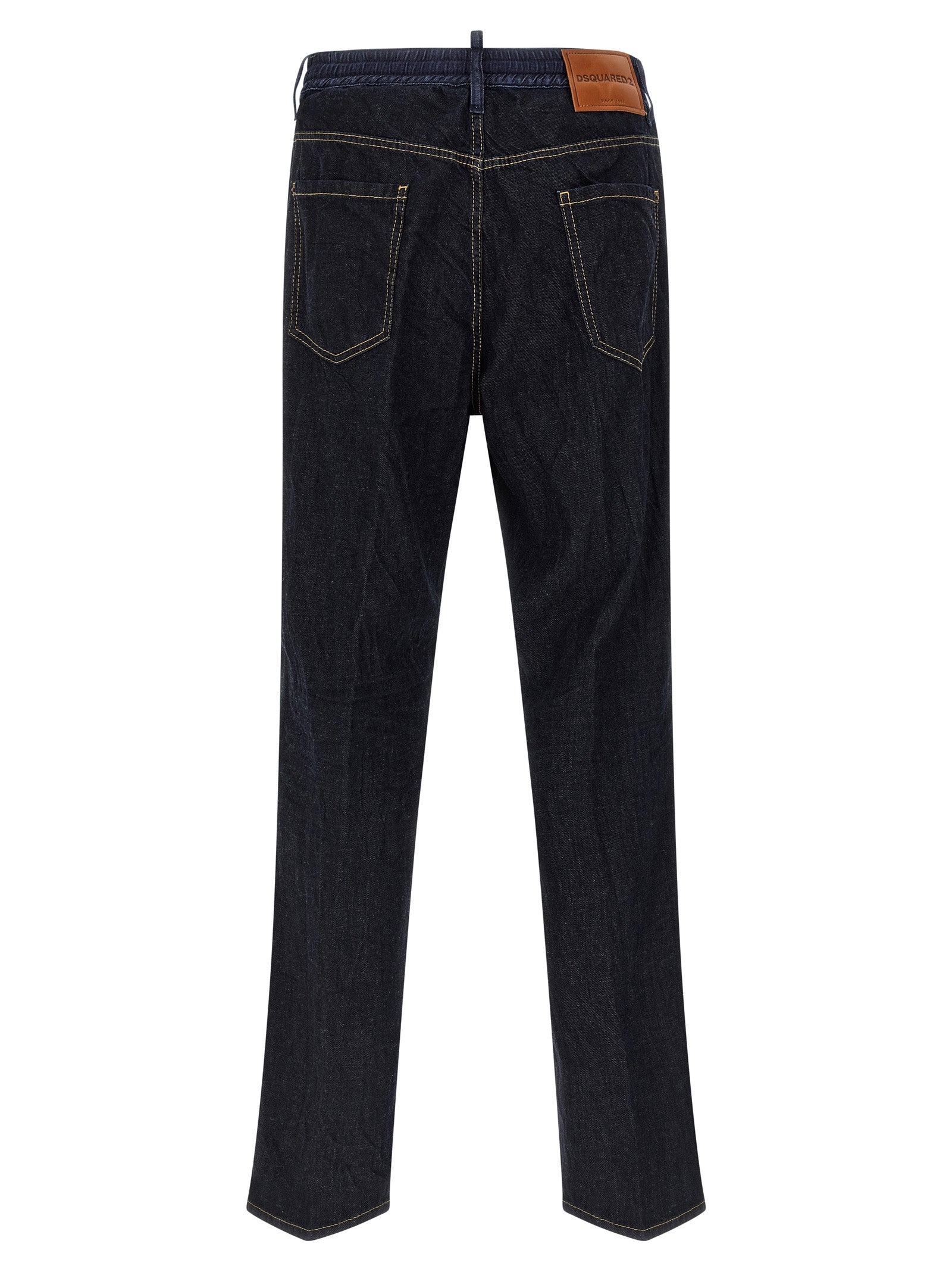 Dsquared² Blaue Jeans aus Baumwolle im geraden Schnitt
