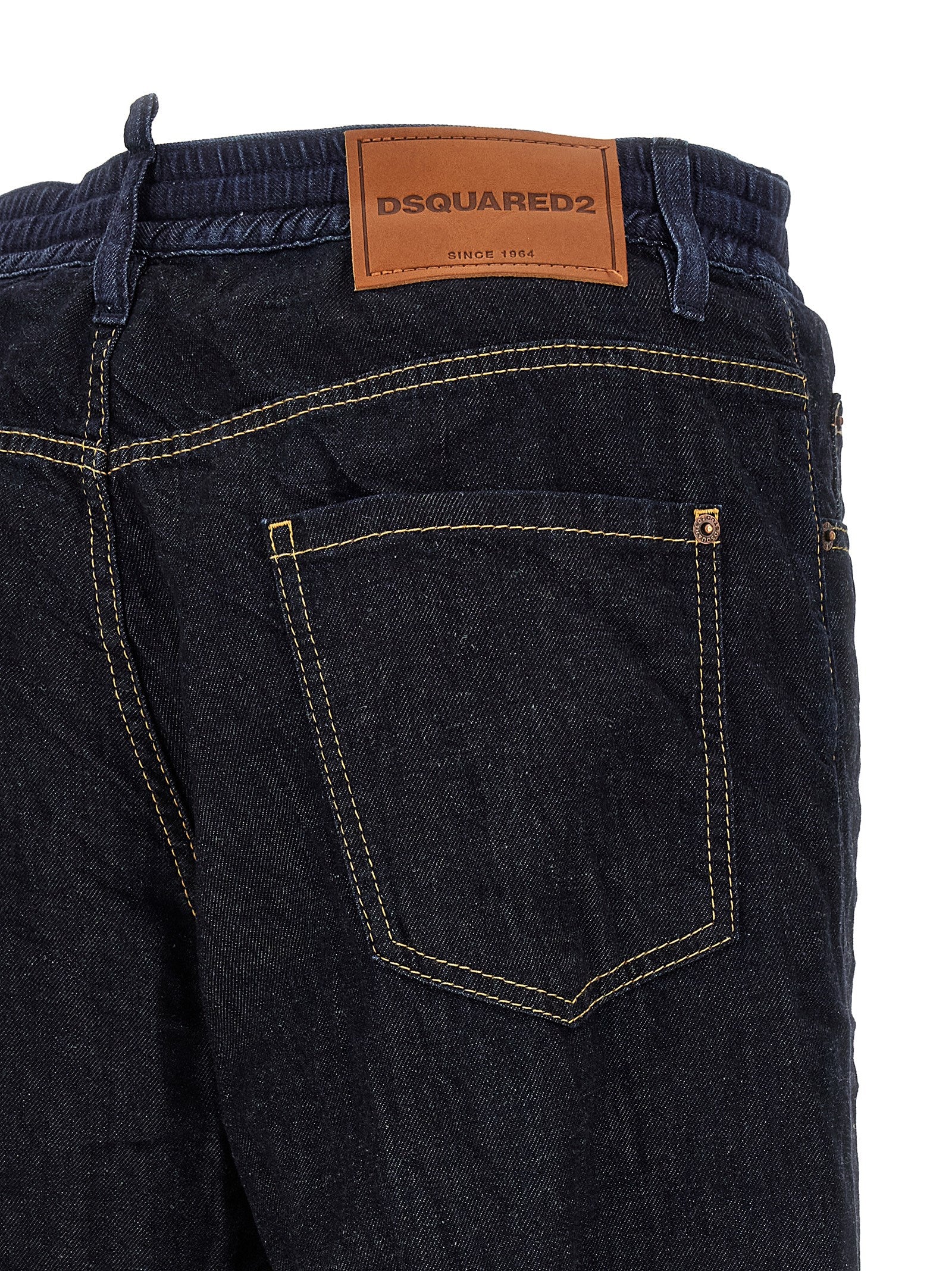 Dsquared² Blaue Jeans aus Baumwolle im geraden Schnitt