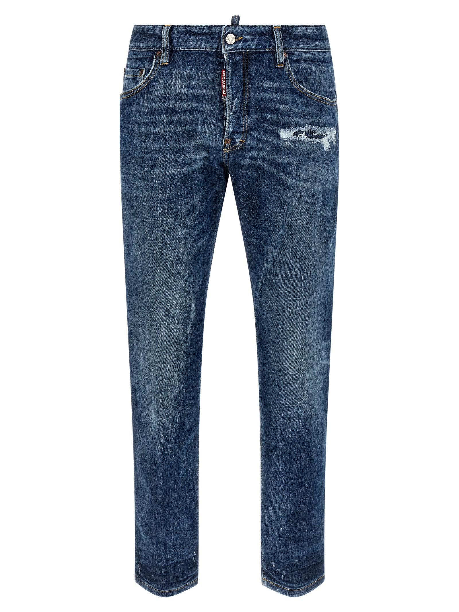 Dsquared² Blaue Baumwolljeans Denim