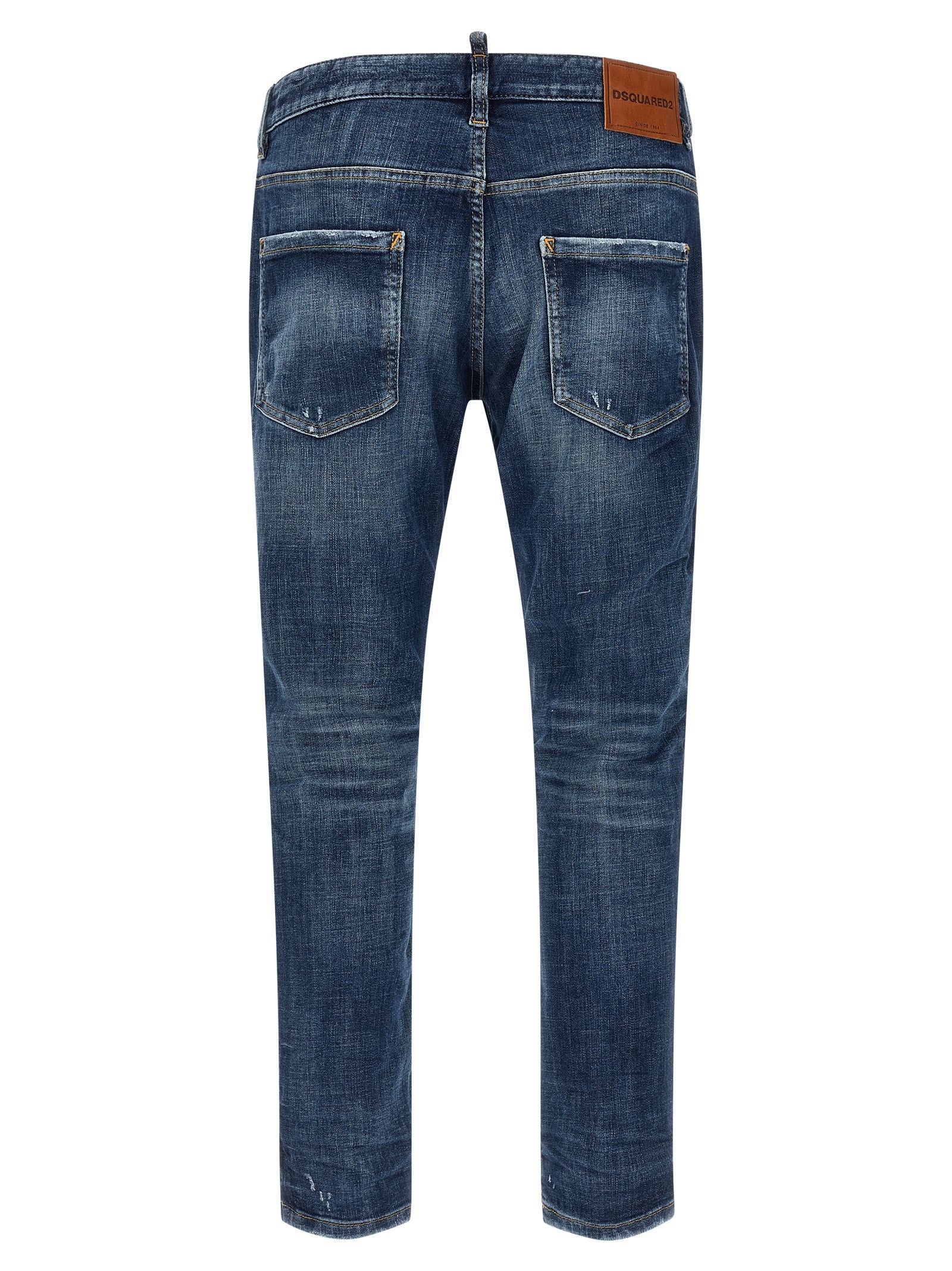 Dsquared² Blaue Baumwolljeans Denim