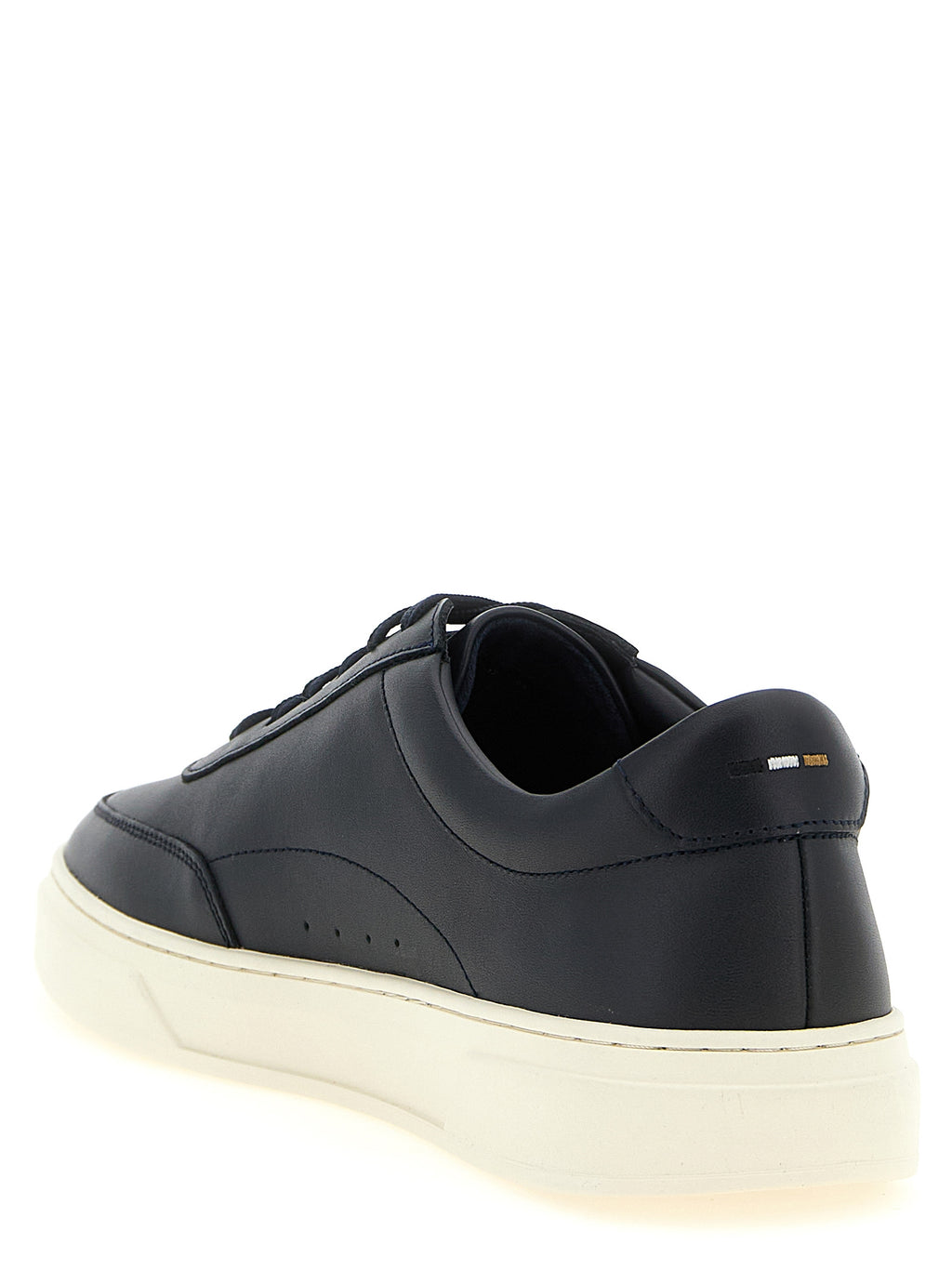 Hugo Boss Blaue Sneaker aus Rindsleder