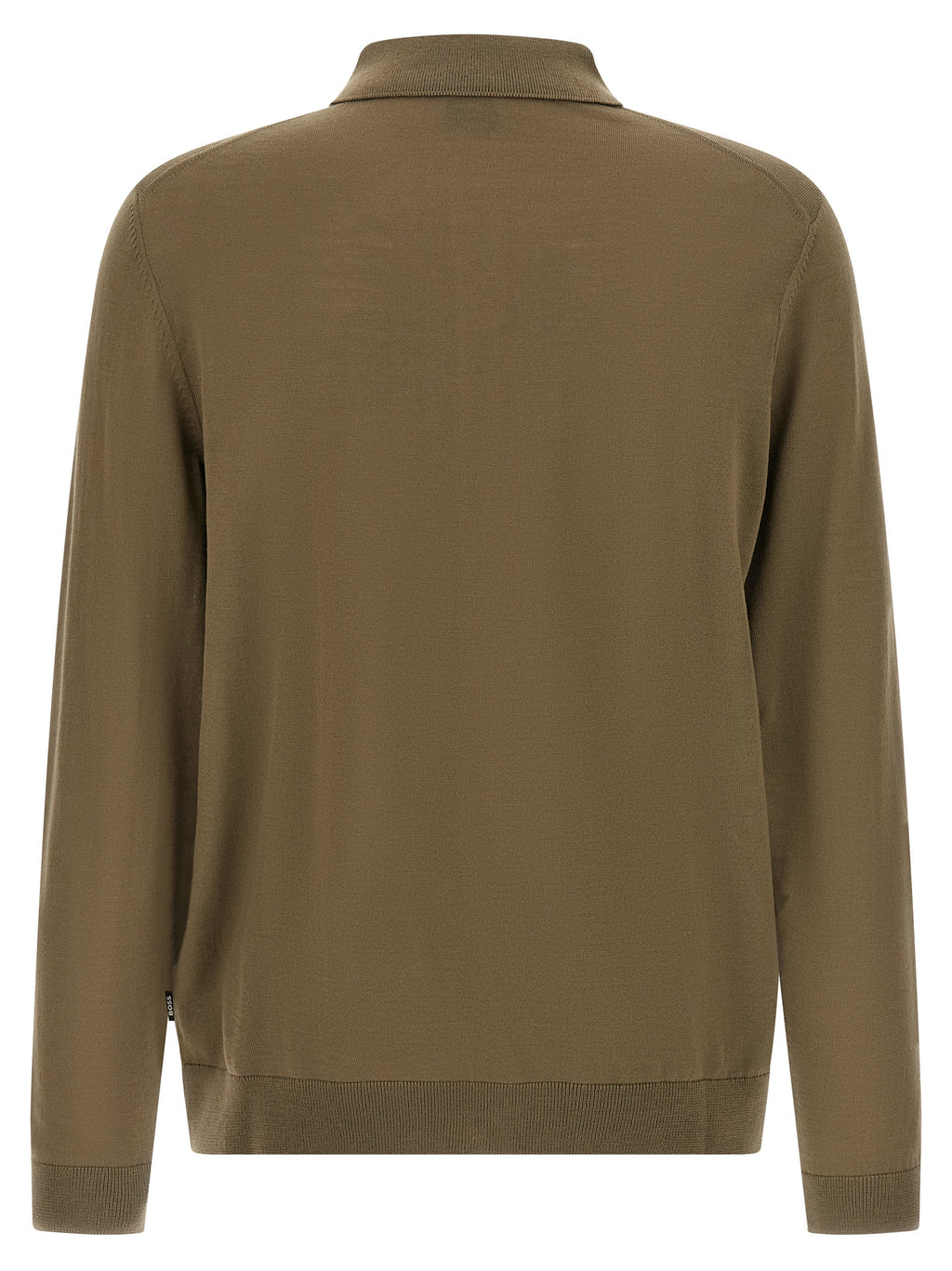 Hugo Boss Zweifarbige Poloshirt aus reiner Schurwolle