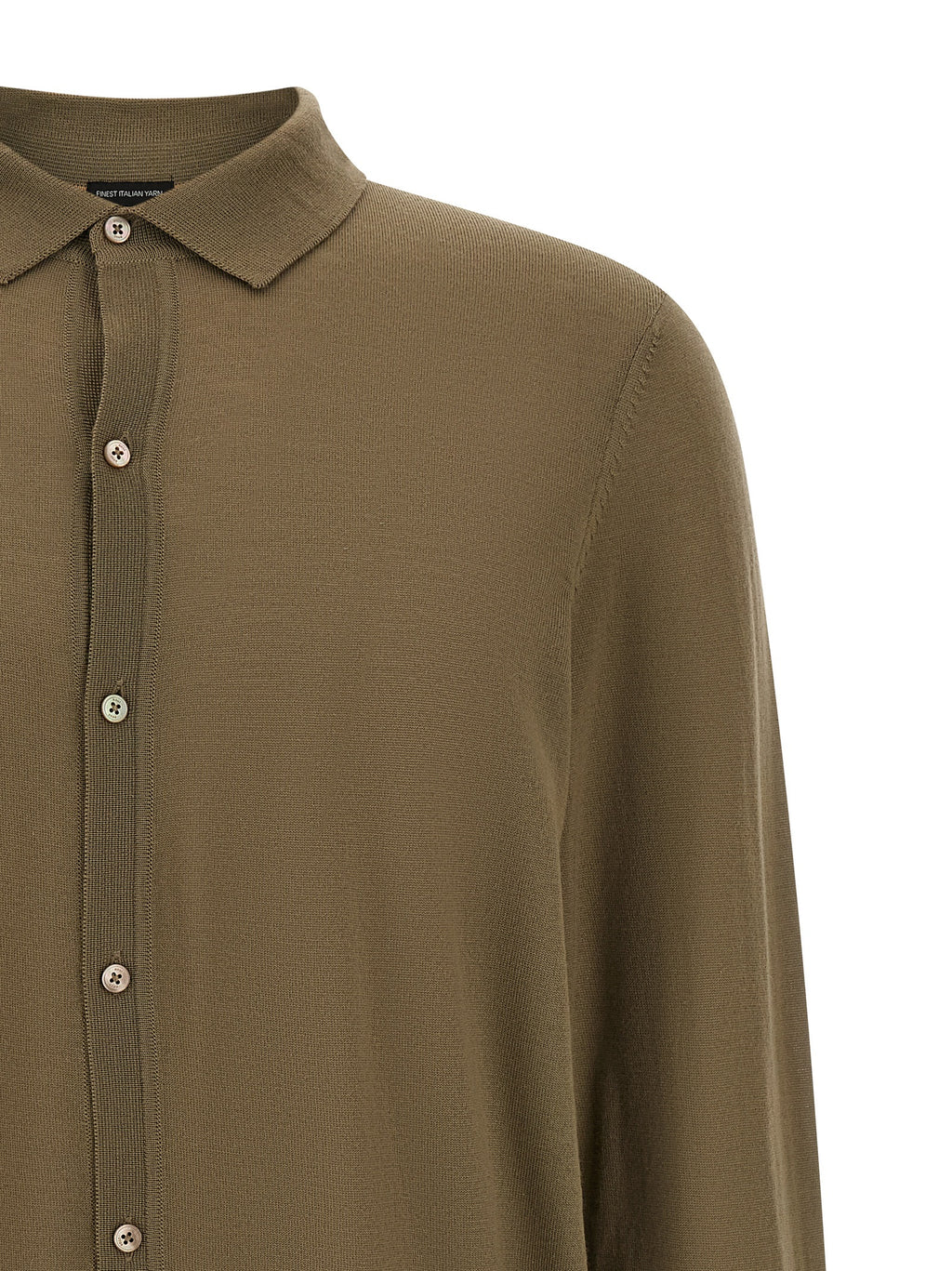 Hugo Boss Zweifarbige Poloshirt aus reiner Schurwolle