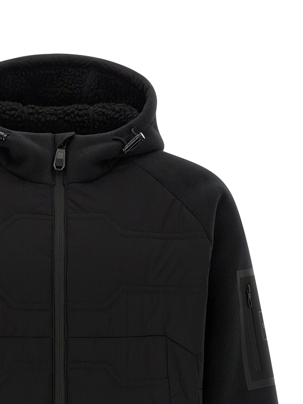 Hugo Boss Schwarze Shell-Jacke aus Polyester