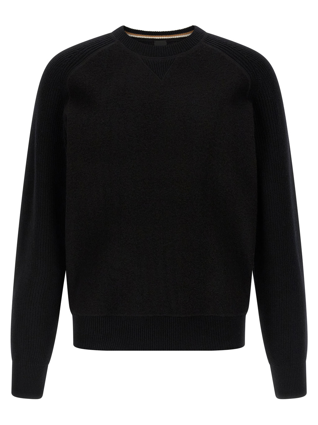 Hugo Boss Schwarzer Cardigan aus Schurwolle