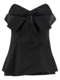 Alexander McQueen Schwarze Tanktops aus Polyester