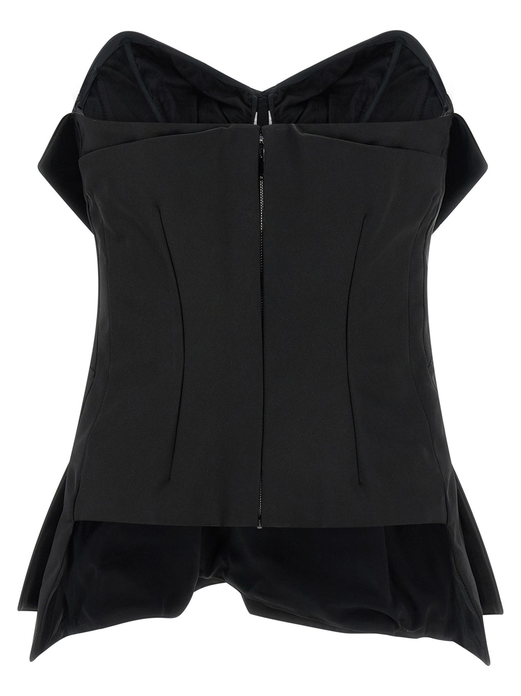 Alexander McQueen Schwarze Tanktops aus Polyester