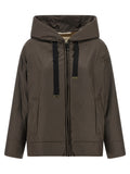 Max Mara Braune Shell-Jacke aus Polyester